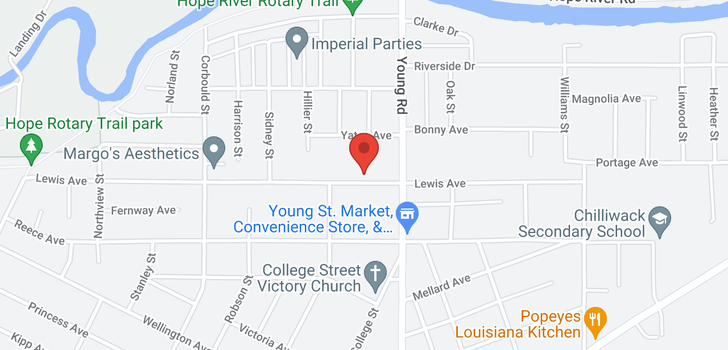 map of 45925 LEWIS AVENUE